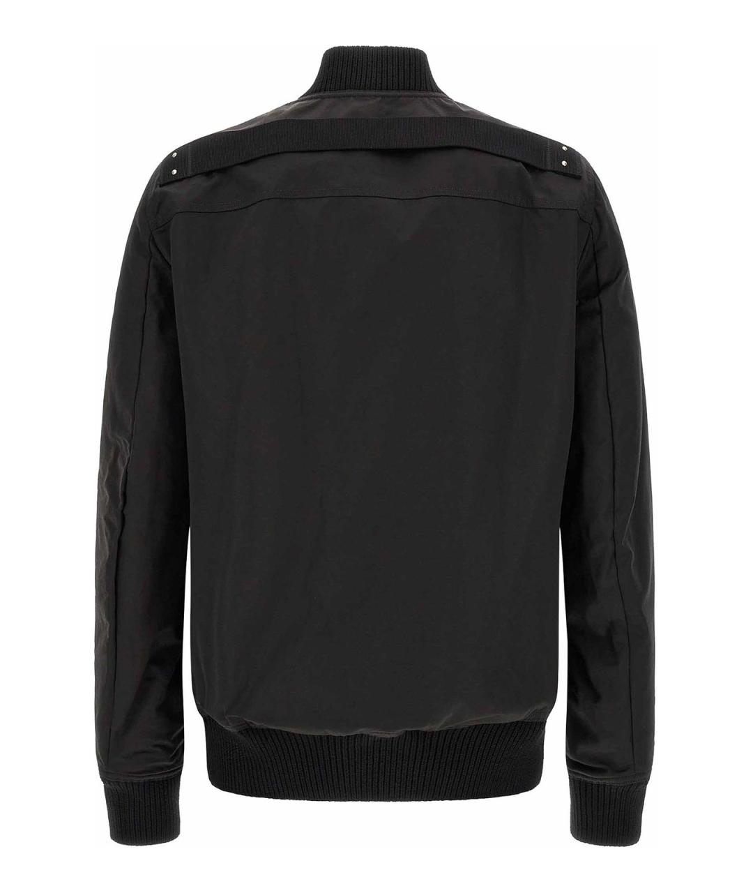 RICK OWENS Черная хлопковая куртка, фото 2