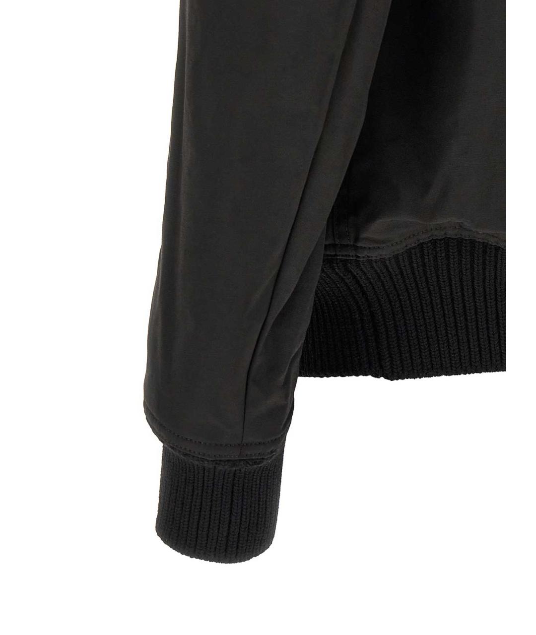 RICK OWENS Черная хлопковая куртка, фото 4
