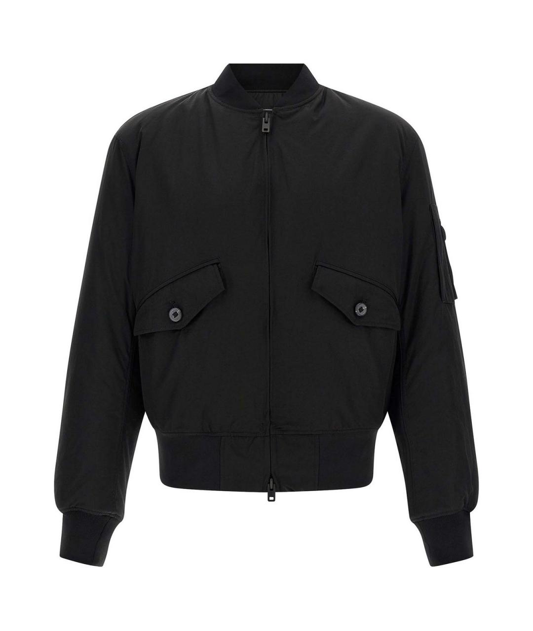 Y-3 Черная полиамидовая куртка, фото 1