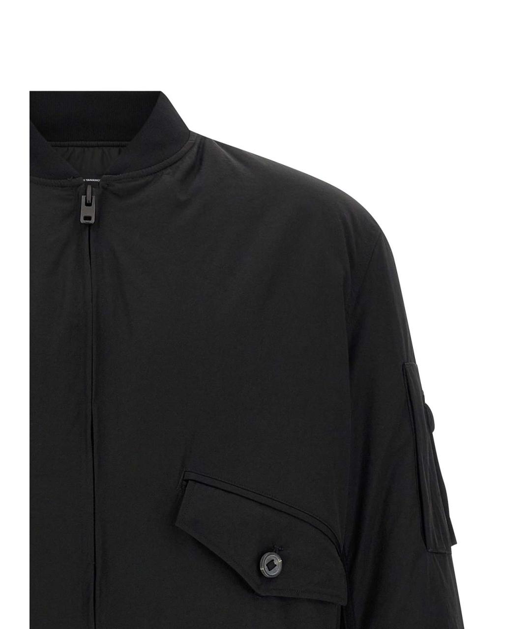Y-3 Черная полиамидовая куртка, фото 3