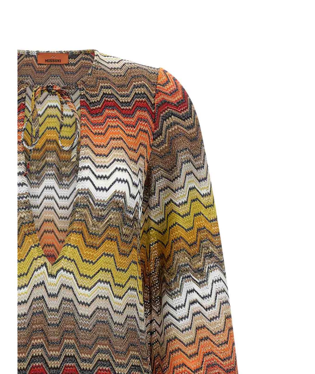 MISSONI Мульти вискозное повседневное платье, фото 3