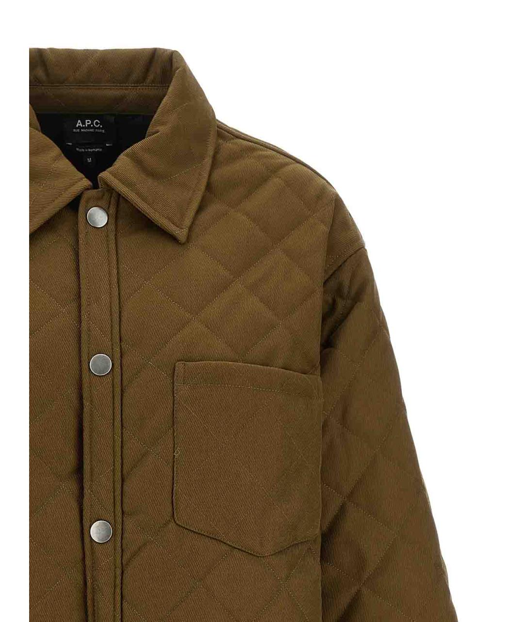 A.P.C. Хаки шерстяная куртка, фото 3
