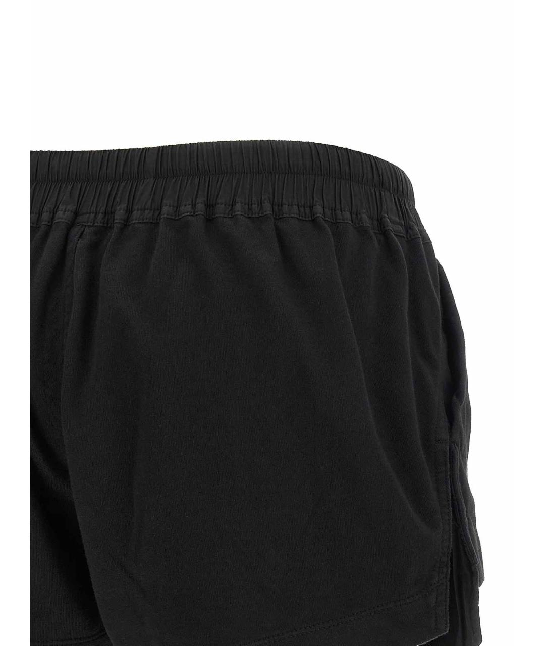 RICK OWENS DRKSHDW Черные хлопковые шорты, фото 4