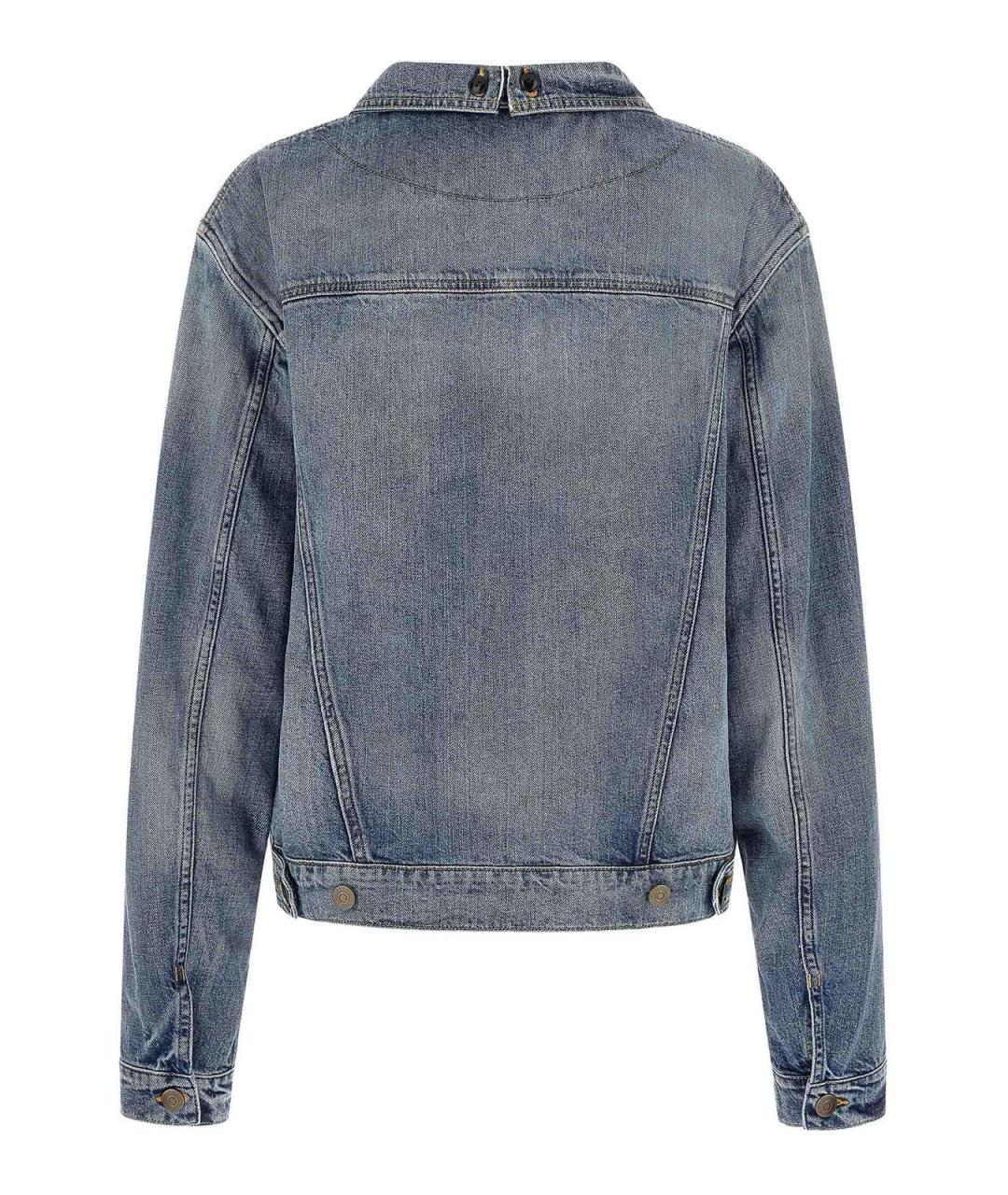 MAISON MARGIELA Синяя хлопковая куртка, фото 2