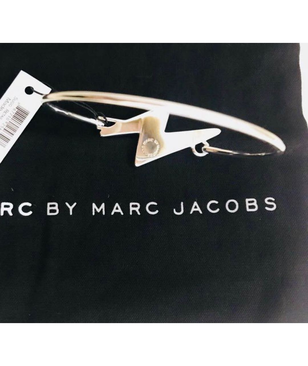 MARC BY MARC JACOBS Серебрянный металлический браслет, фото 4