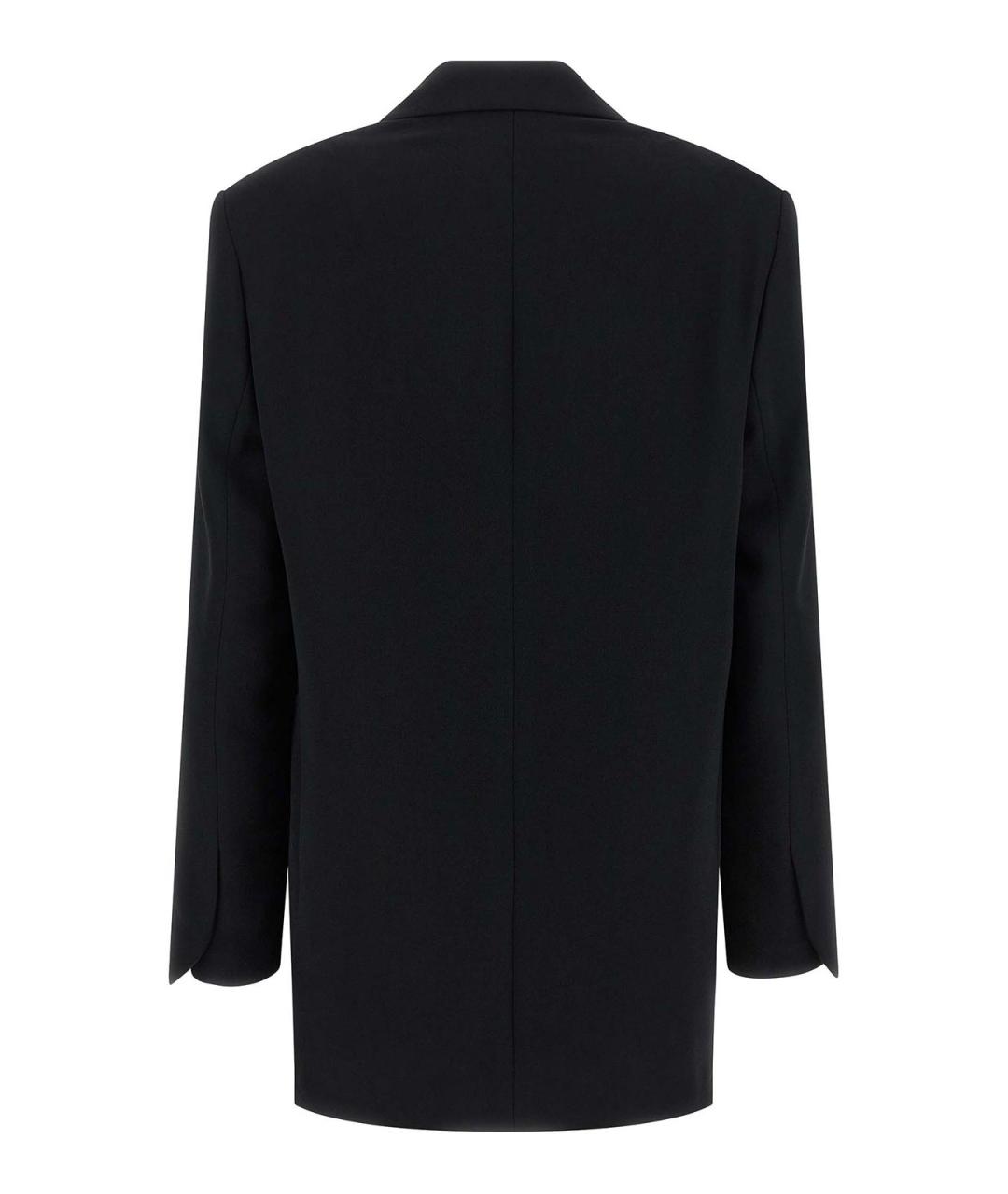 DRIES VAN NOTEN Черный вискозный жакет/пиджак, фото 2