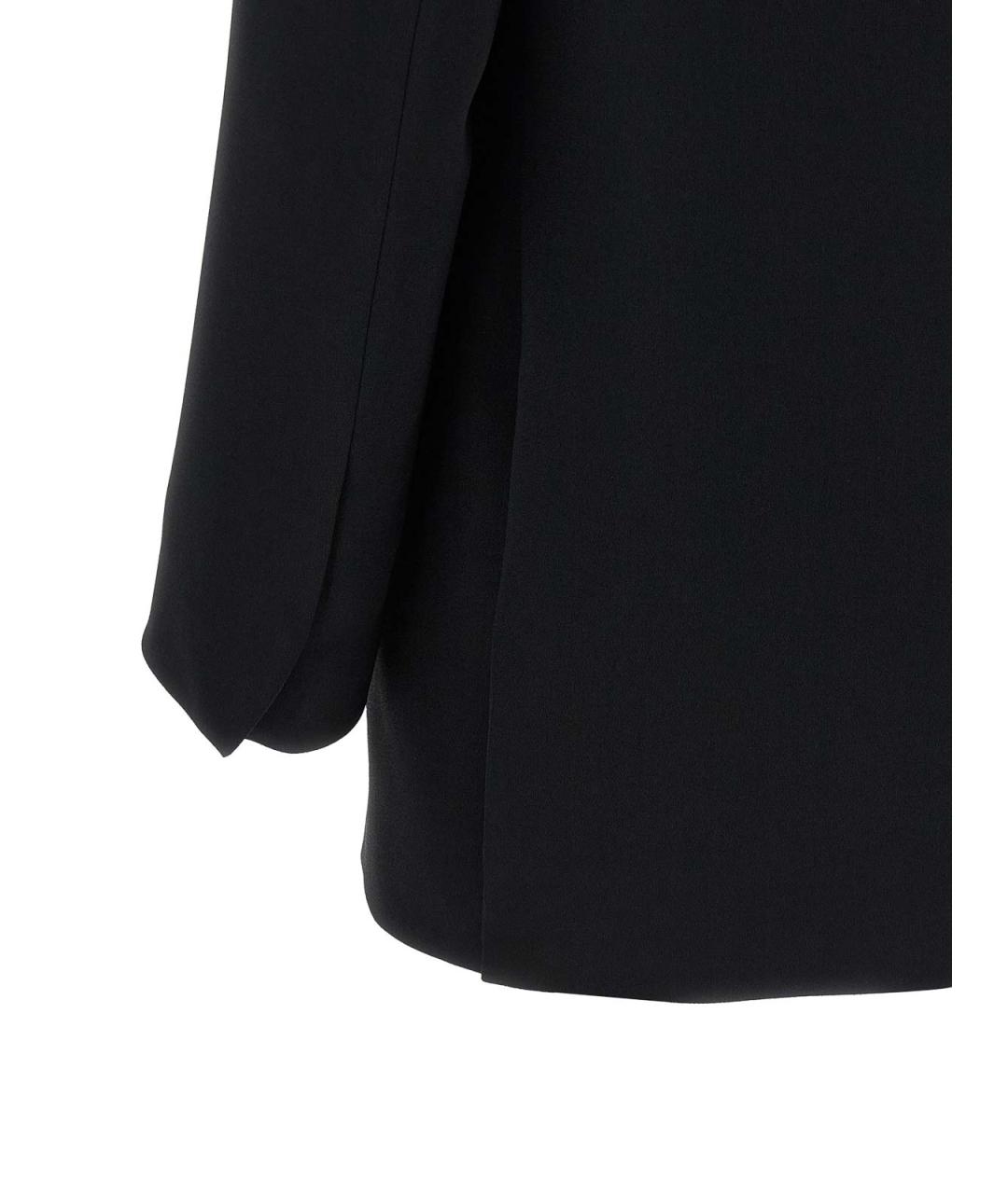 DRIES VAN NOTEN Черный вискозный жакет/пиджак, фото 4