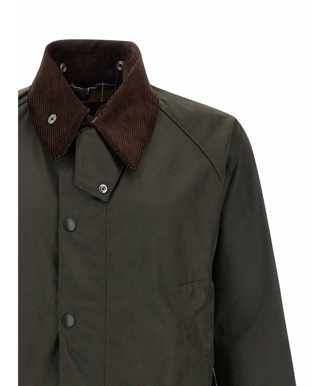 BARBOUR Зеленая хлопковая парка, фото 4
