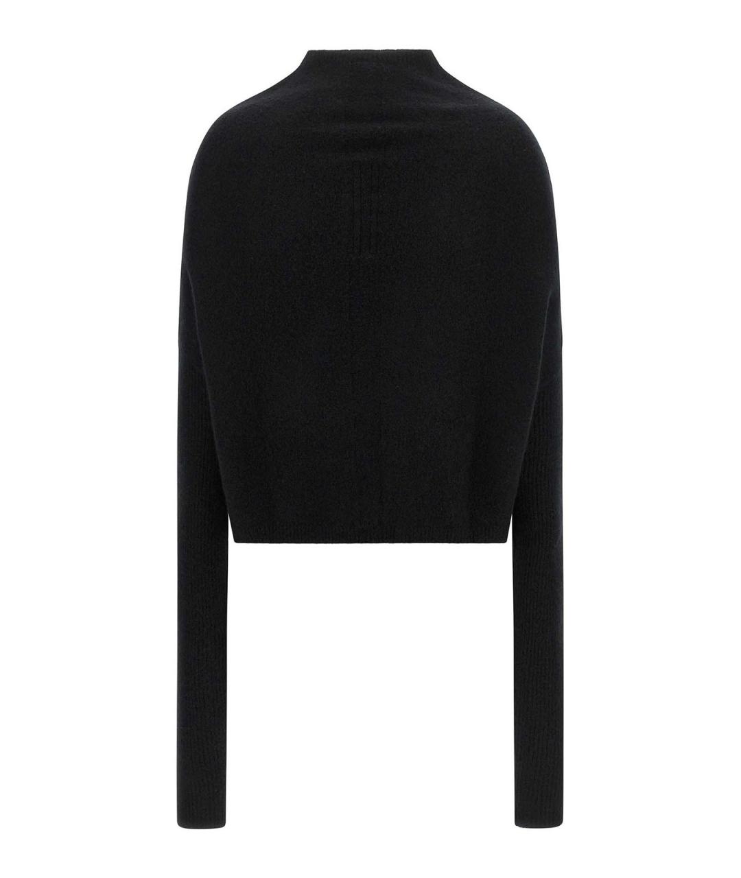 RICK OWENS Черный кашемировый джемпер / свитер, фото 2