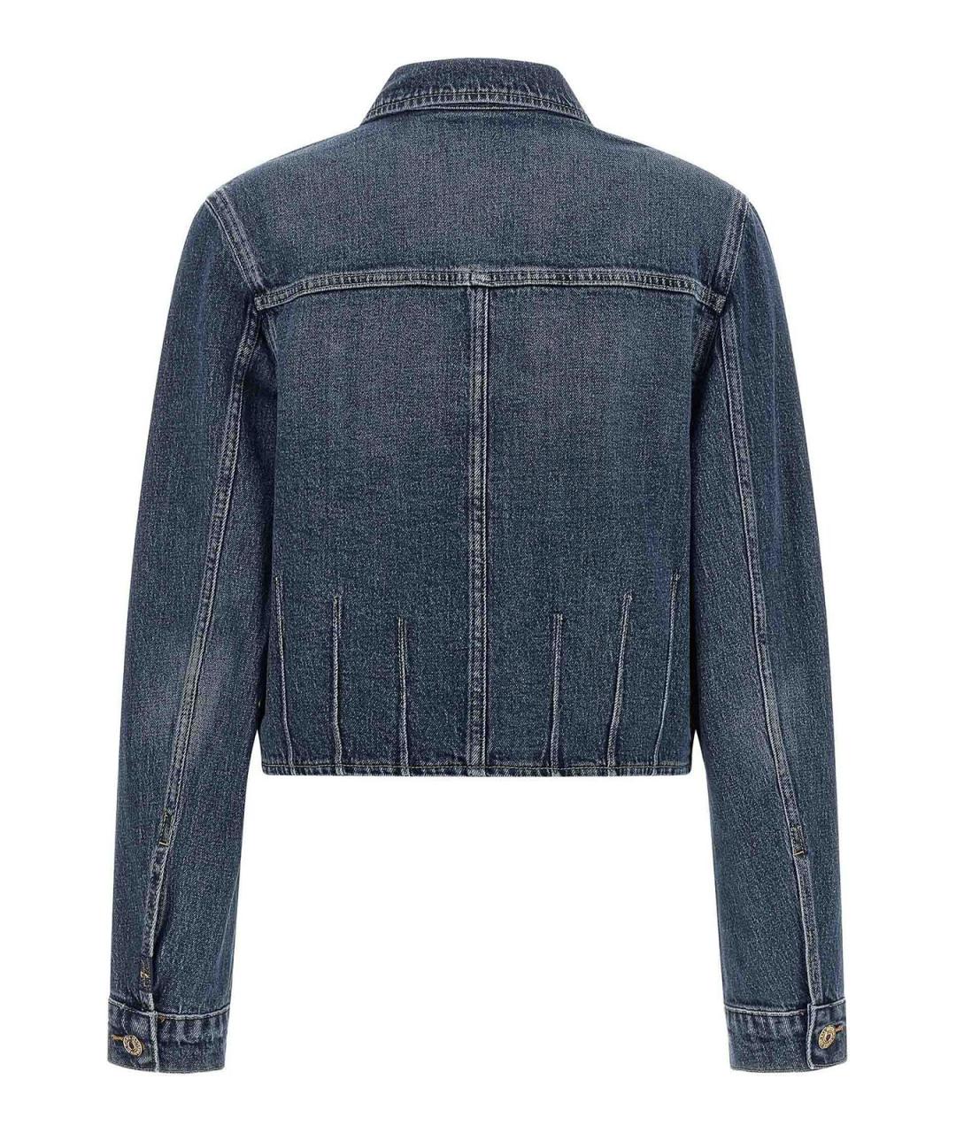 7 FOR ALL MANKIND Синяя хлопковая куртка, фото 2