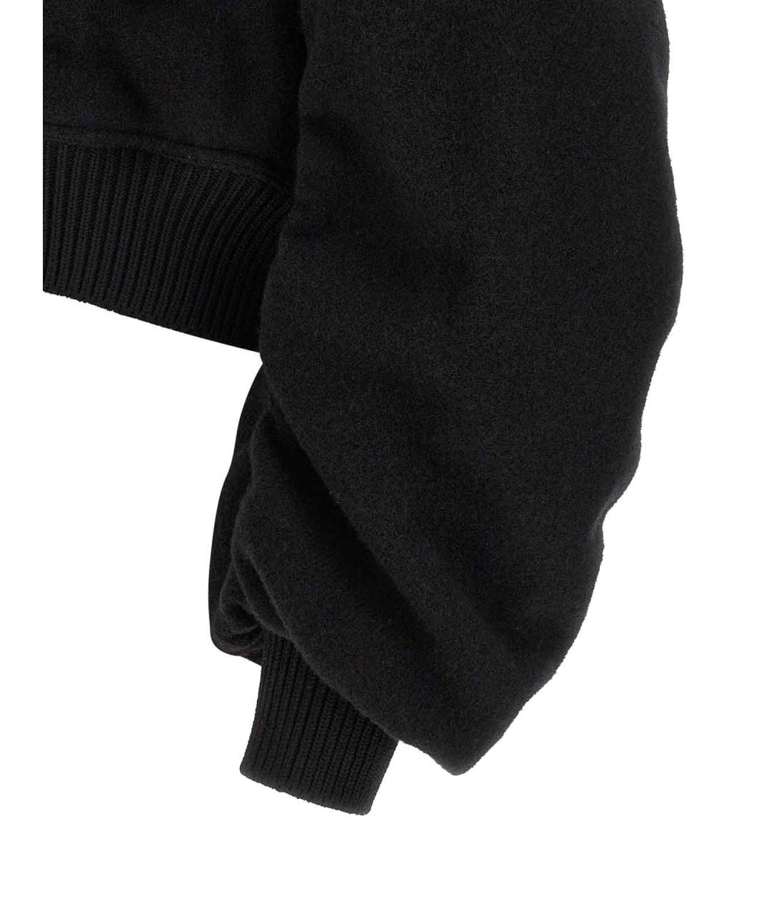 RICK OWENS Черная шерстяная куртка, фото 4