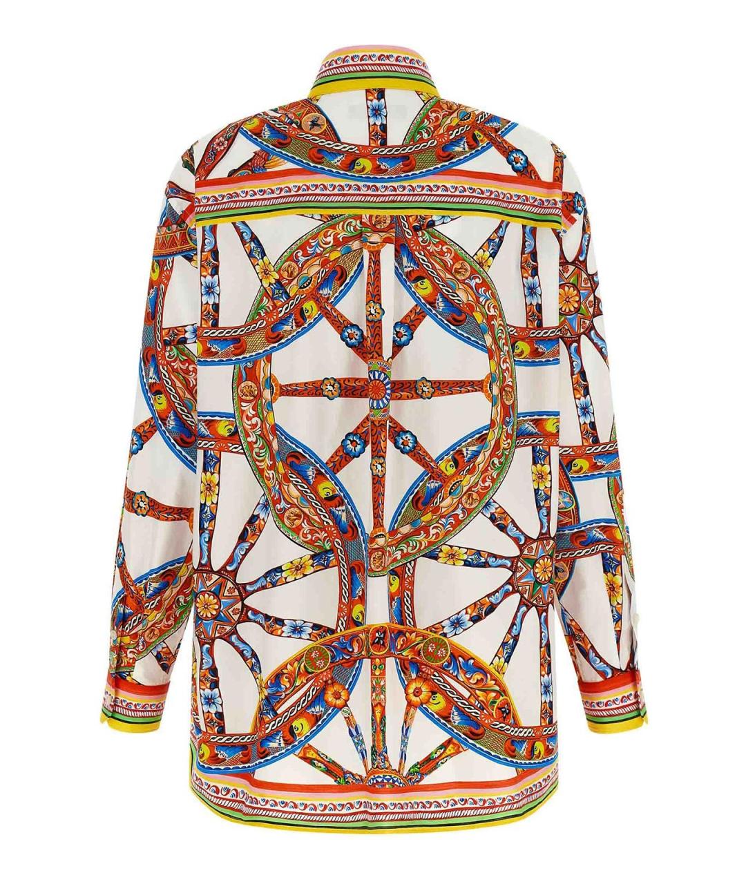 DOLCE&GABBANA Мульти хлопковая рубашка, фото 2