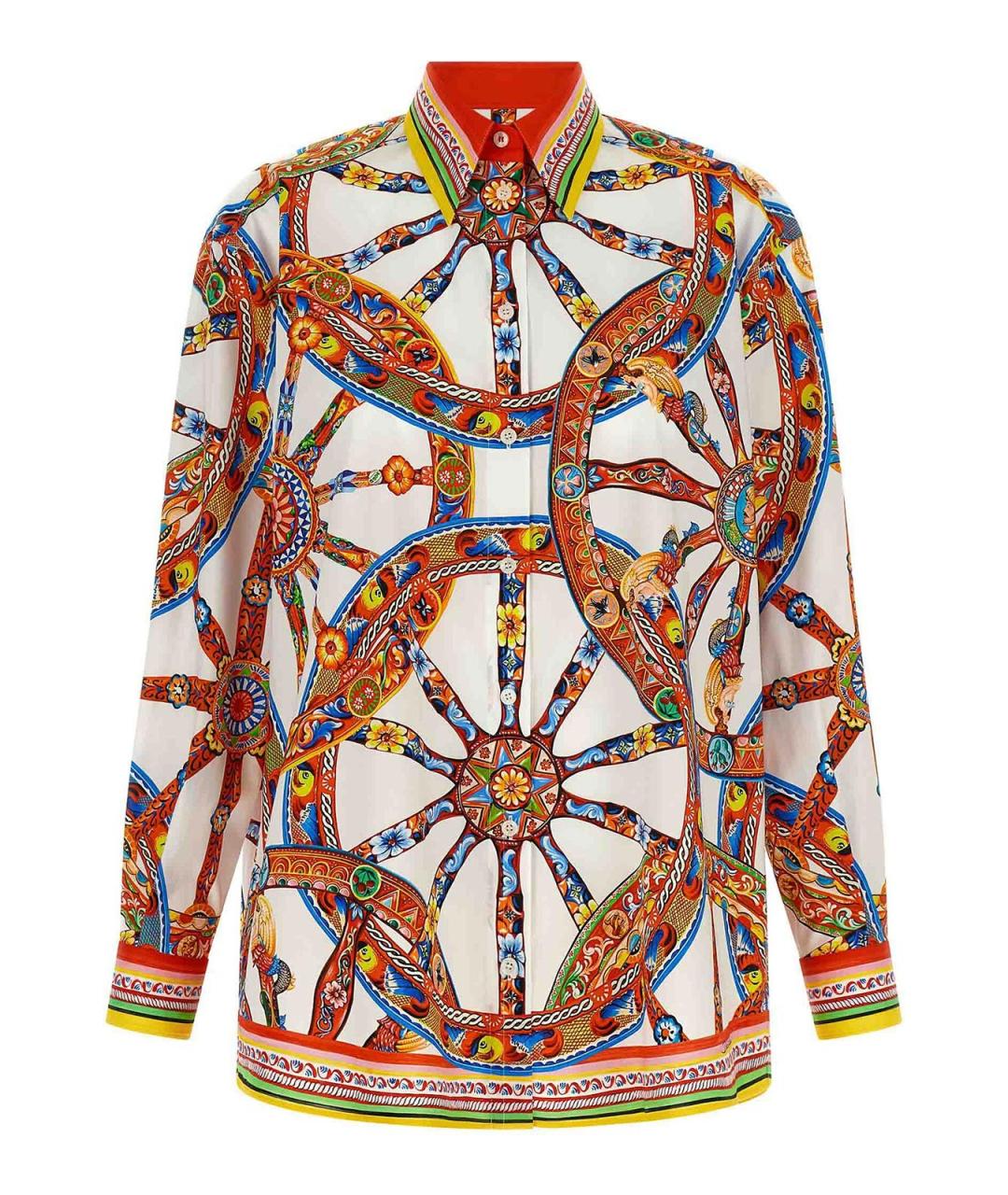 DOLCE&GABBANA Мульти хлопковая рубашка, фото 1