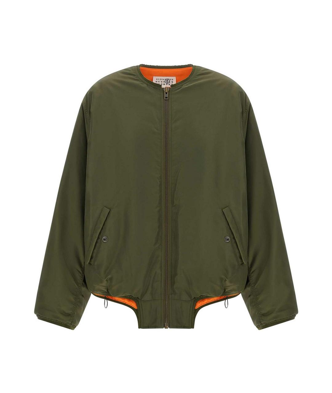 MM6 MAISON MARGIELA Хаки полиэстеровая куртка, фото 1