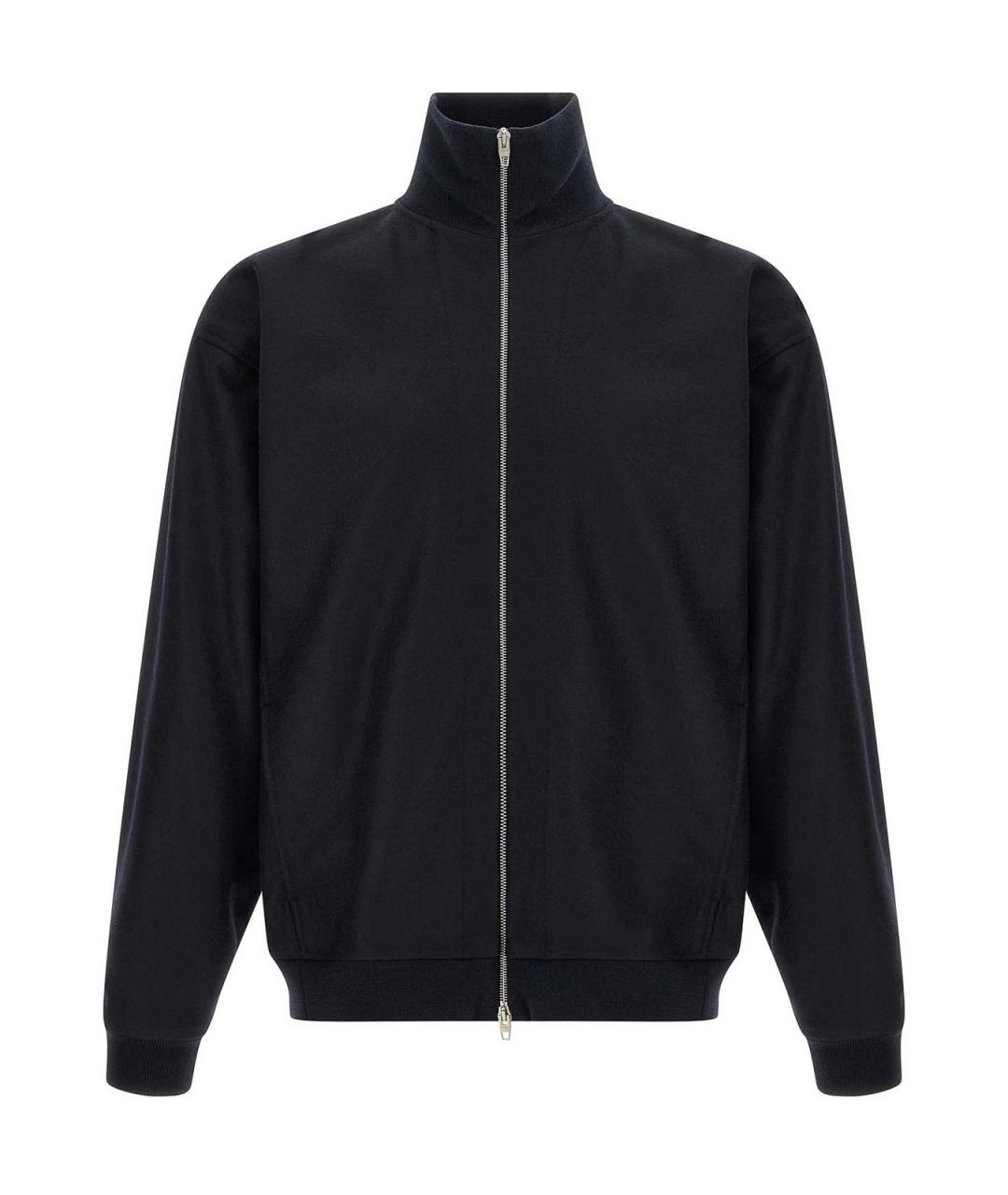 JIL SANDER Темно-синяя шерстяная куртка, фото 1