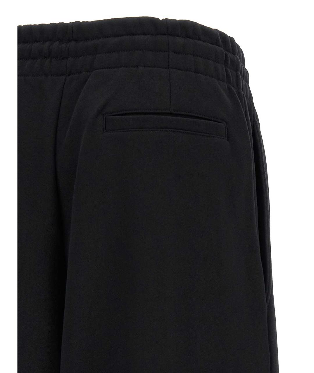 DRIES VAN NOTEN Черные хлопковые брюки широкие, фото 4