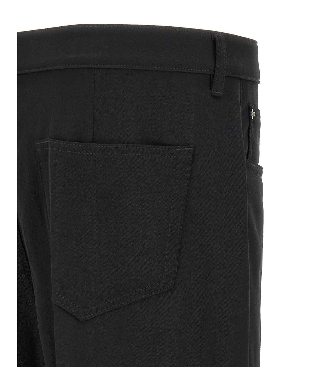RICK OWENS Черные хлопковые прямые джинсы, фото 4