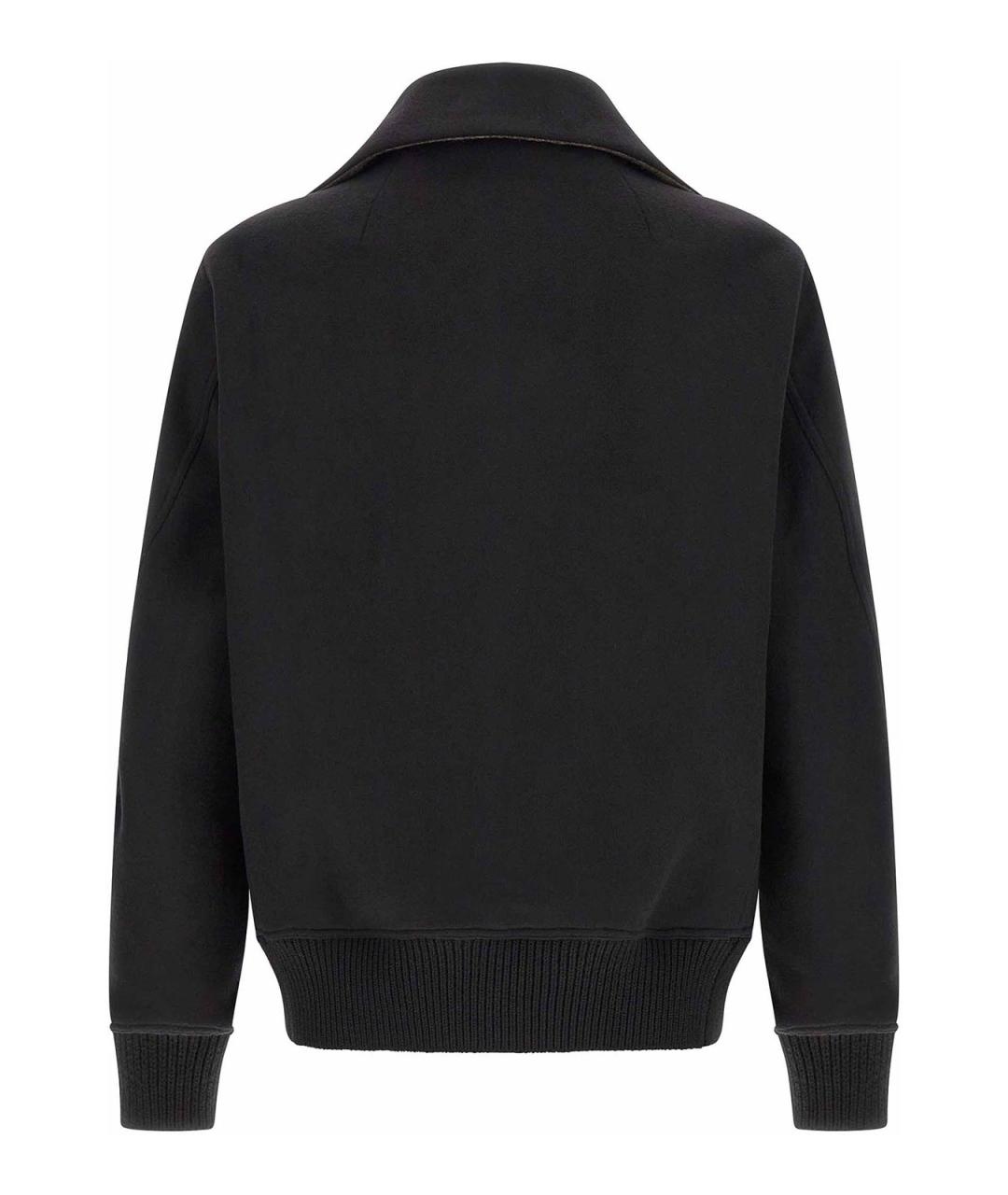 RICK OWENS Черная шерстяная куртка, фото 2