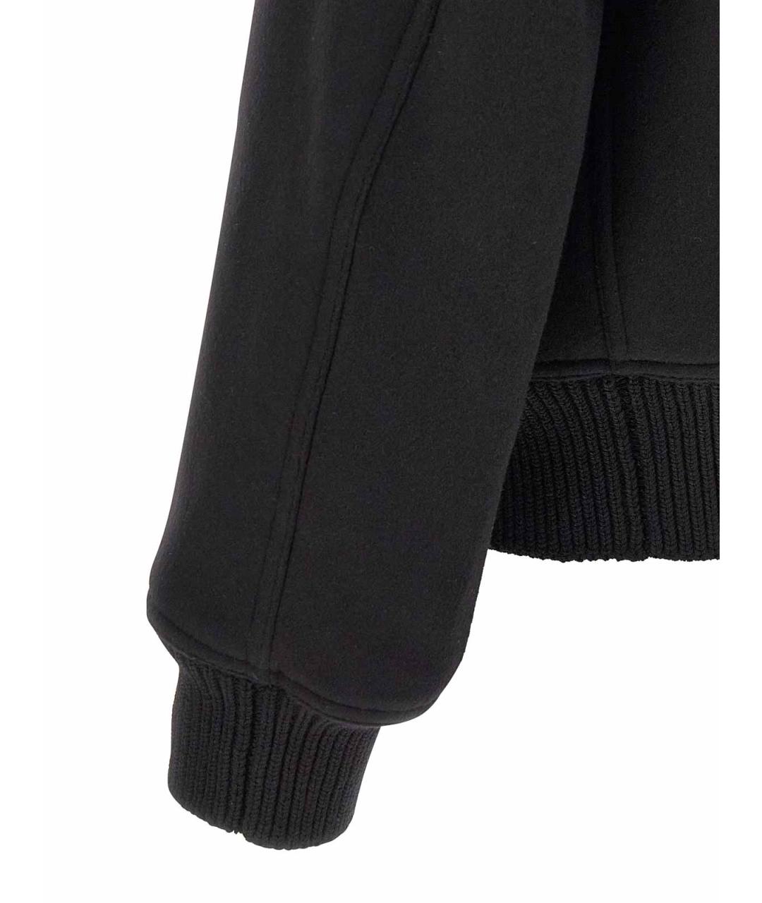 RICK OWENS Черная шерстяная куртка, фото 4