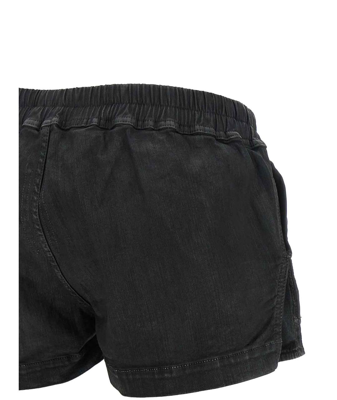 RICK OWENS DRKSHDW Черные хлопковые шорты, фото 4