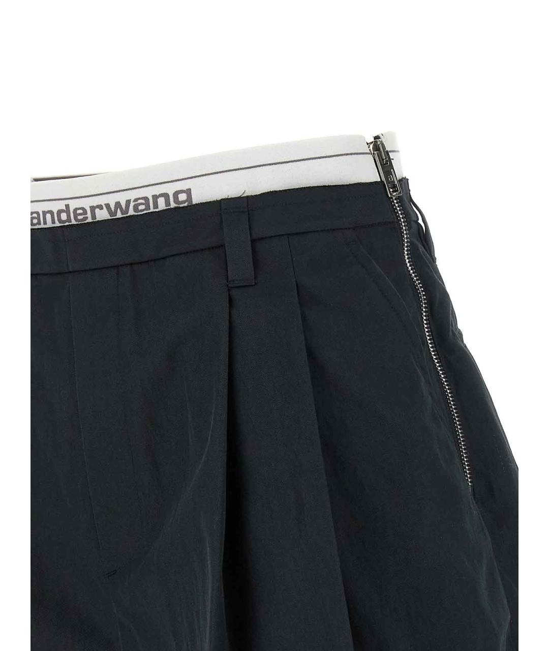 ALEXANDER WANG Черные хлопковые шорты, фото 3