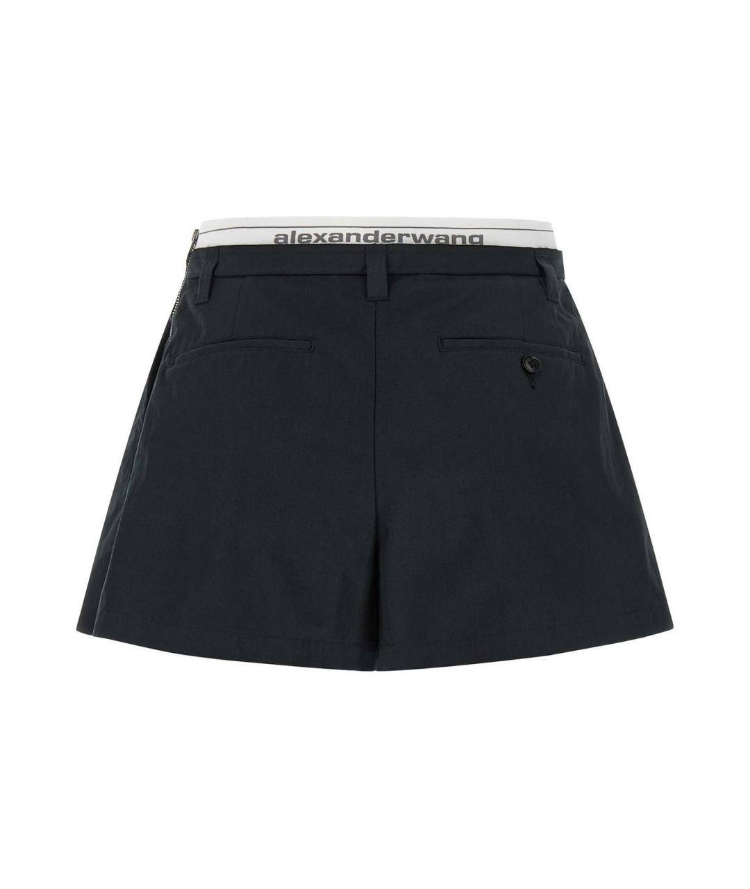 ALEXANDER WANG Черные хлопковые шорты, фото 2