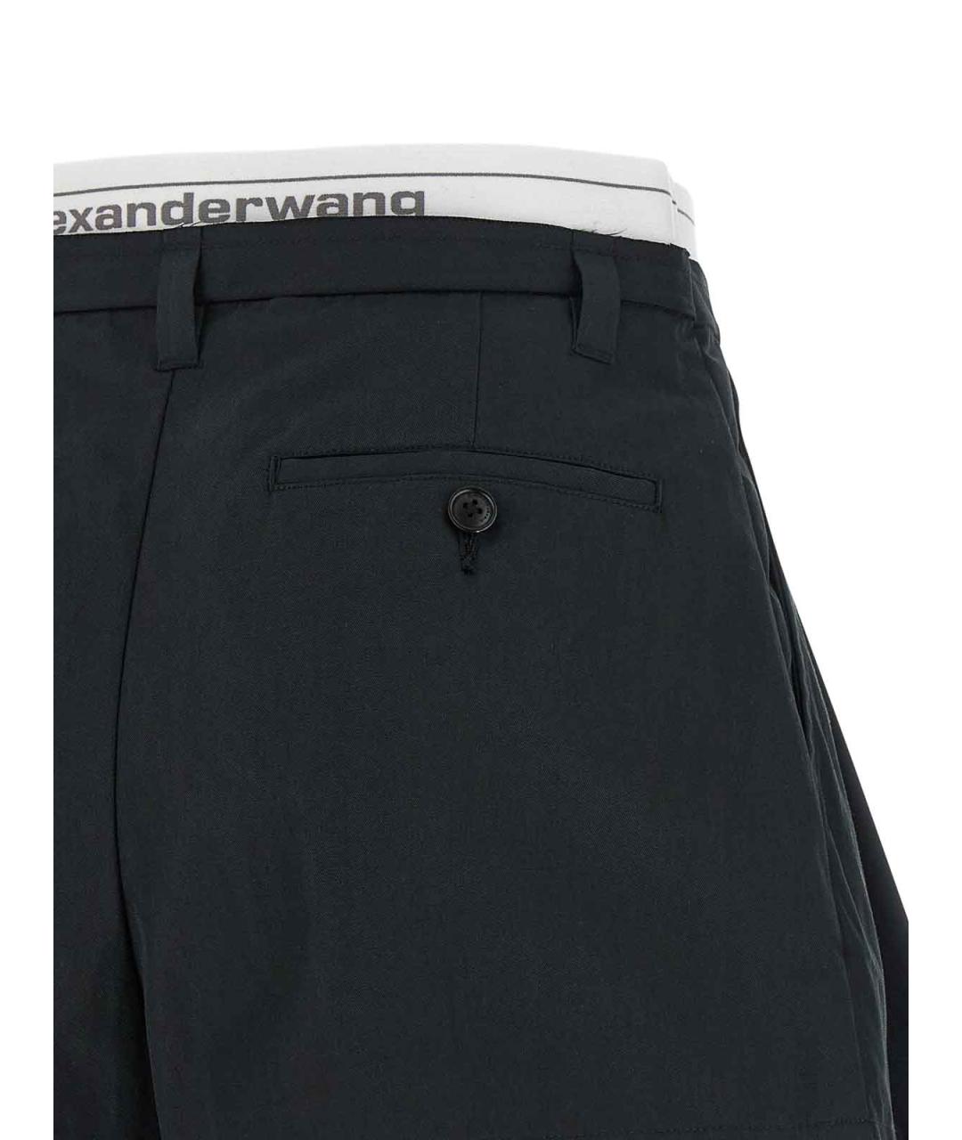 ALEXANDER WANG Черные хлопковые шорты, фото 4