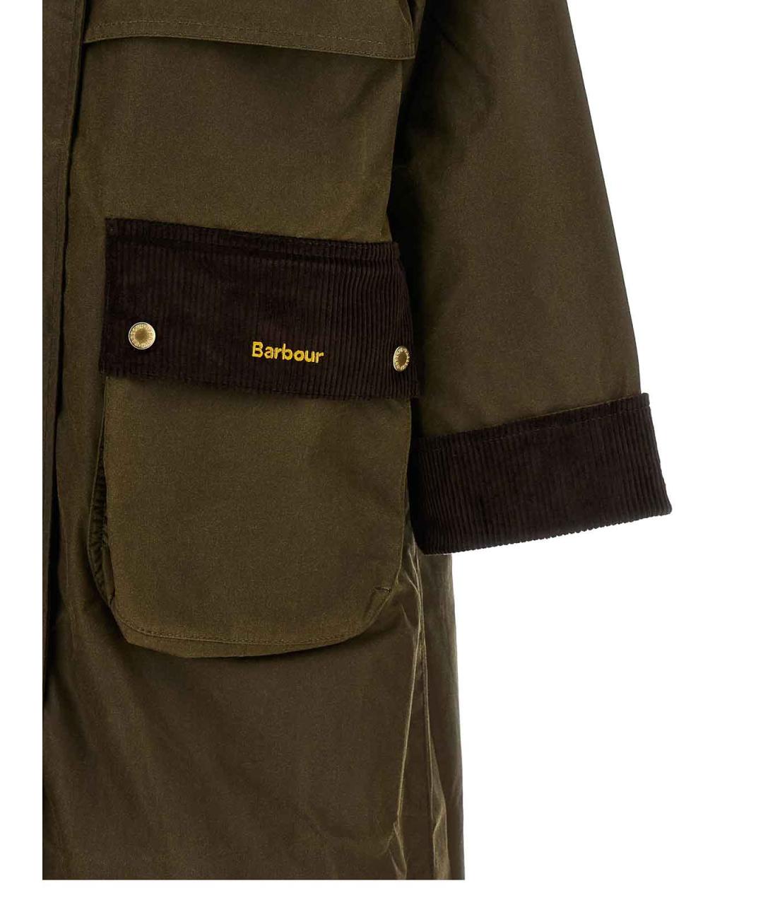 BARBOUR Хаки хлопковая парка, фото 4