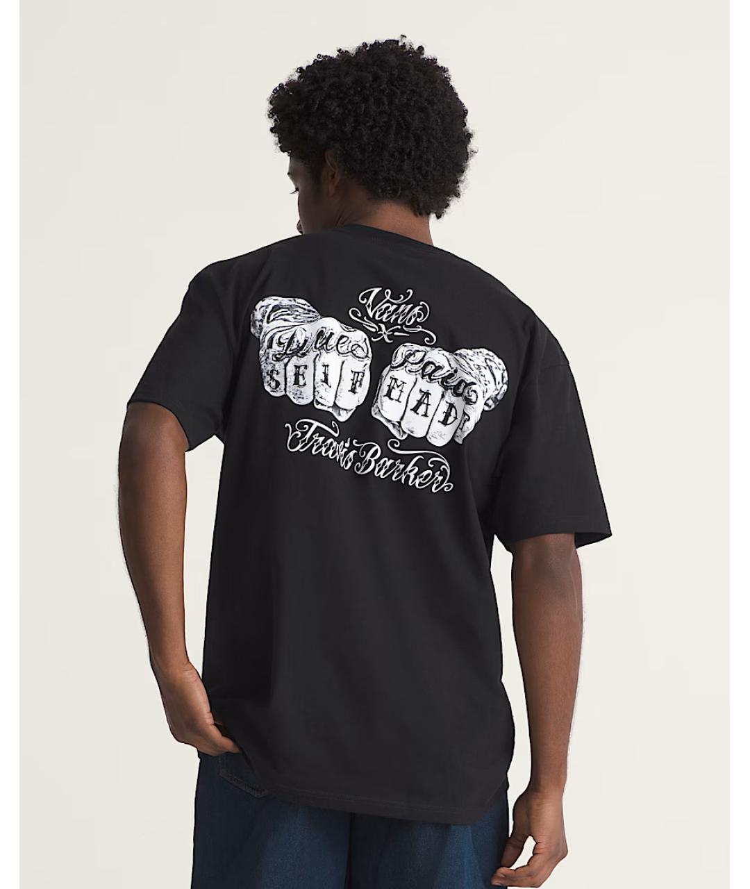 VANS Черная хлопковая футболка, фото 4