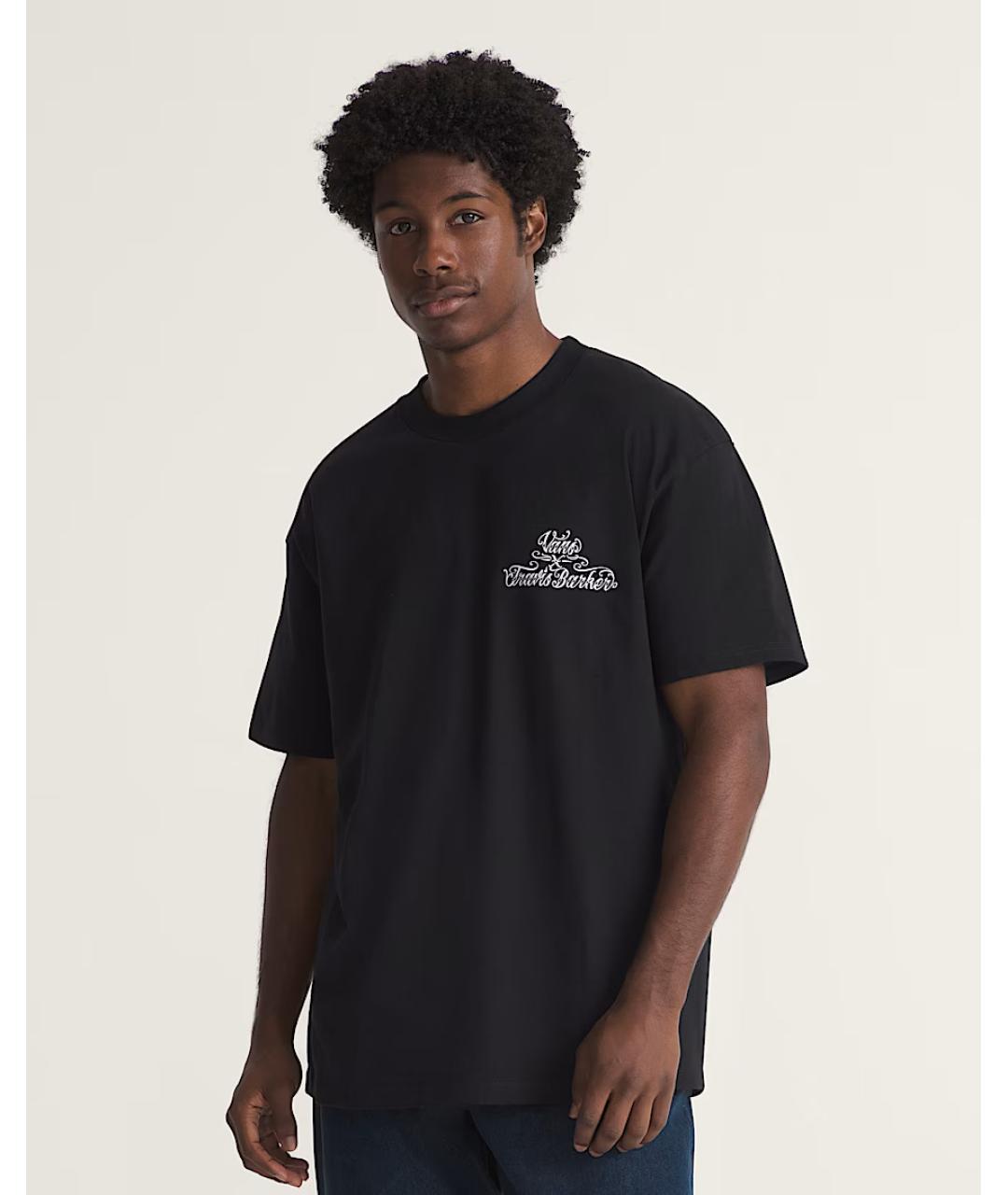 VANS Черная хлопковая футболка, фото 3