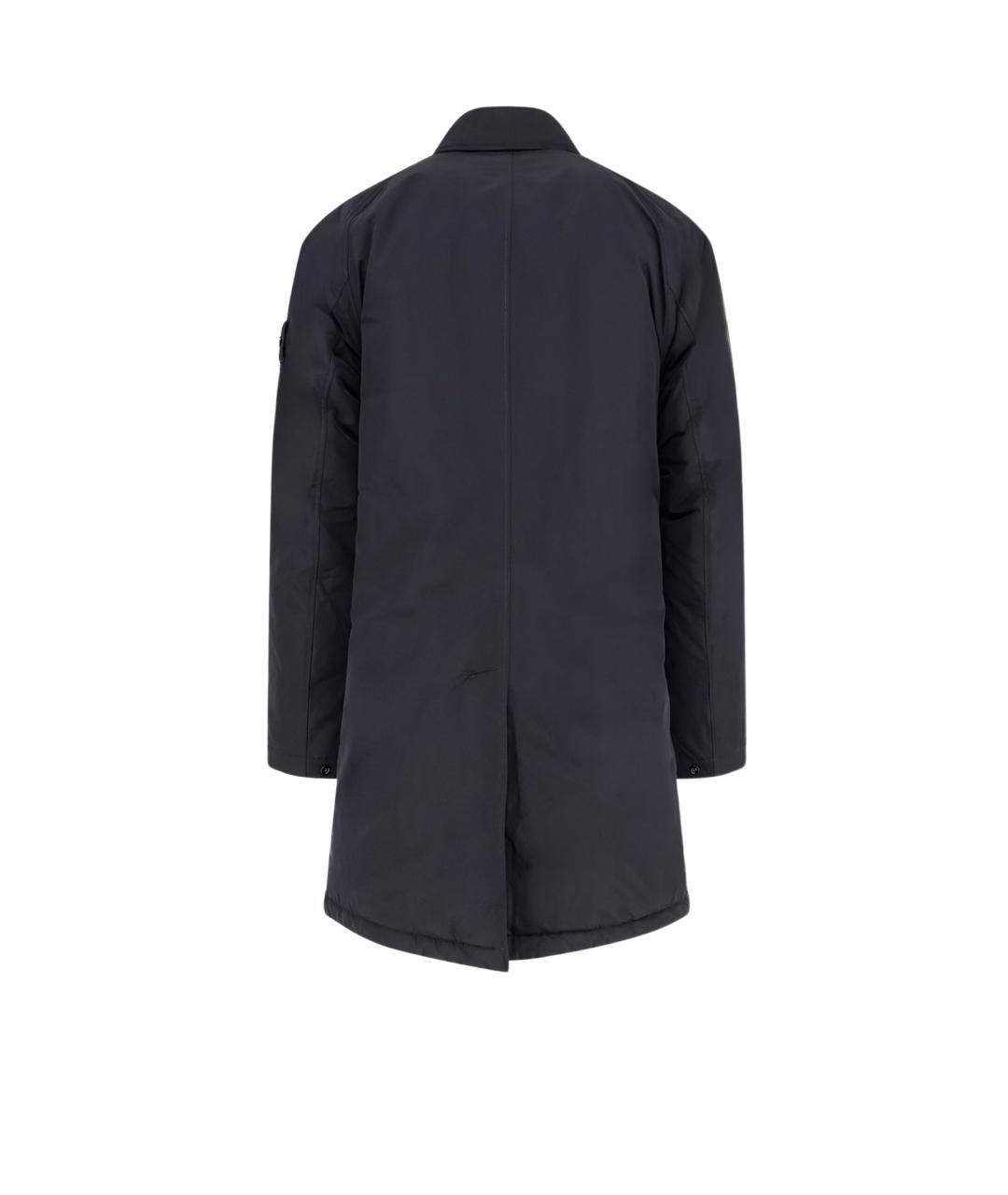 STONE ISLAND Черная полиамидовая куртка, фото 2