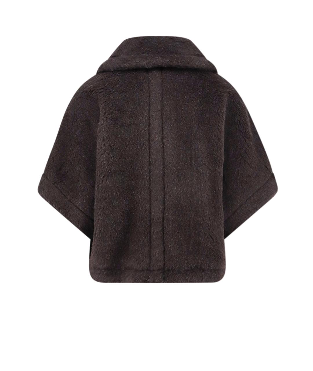 MAX MARA Коричневое шерстяное пальто, фото 2