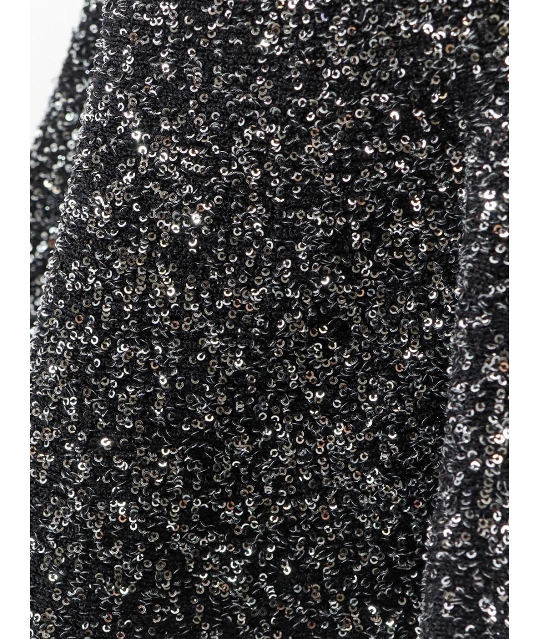 CHRISTIAN DIOR Черная вискозная юбка миди, фото 3
