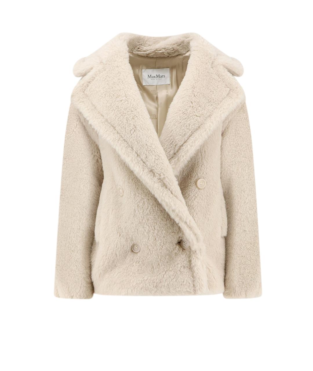 MAX MARA Бежевое шерстяное пальто, фото 1