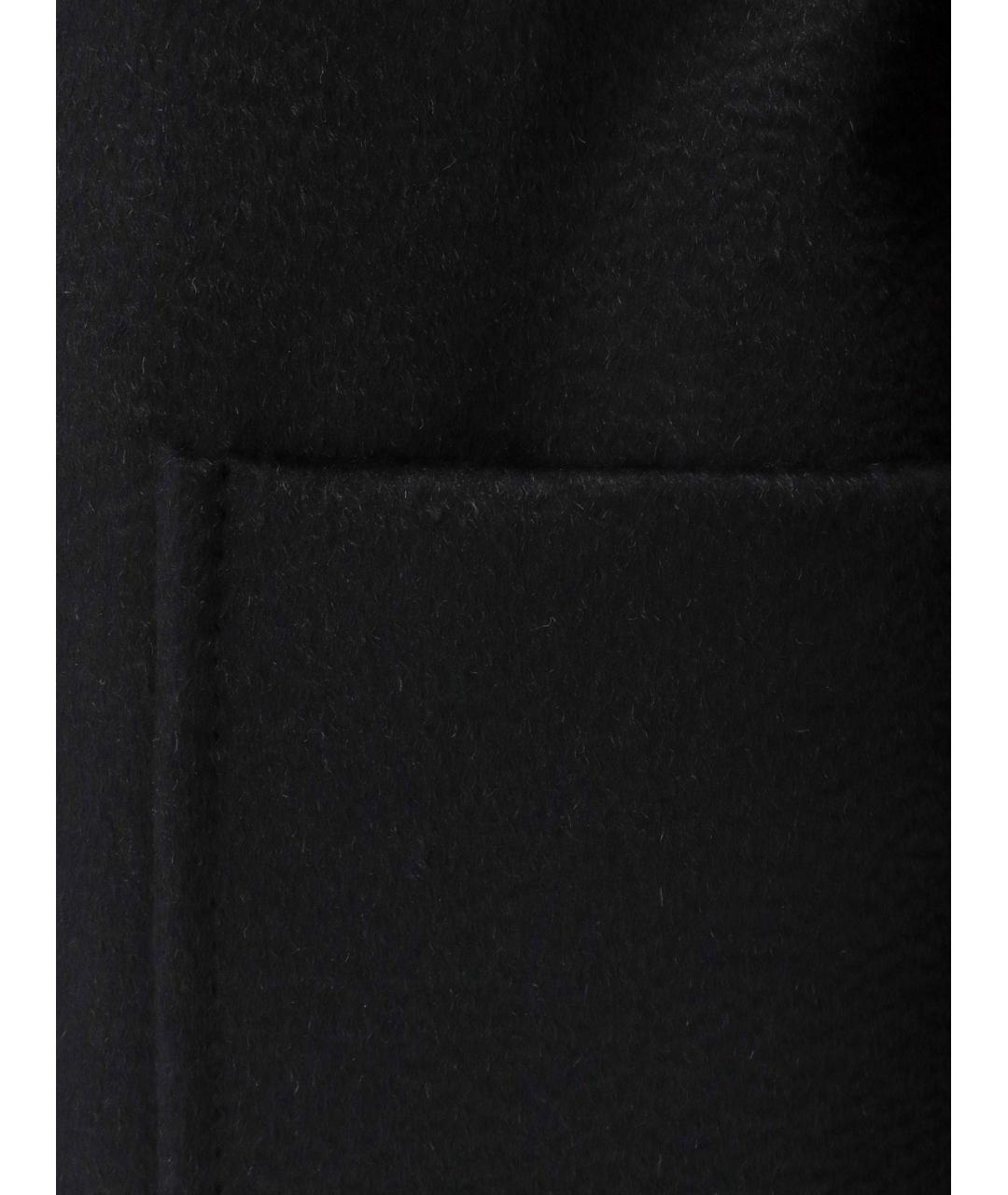 MAX MARA Черное шерстяное пальто, фото 3