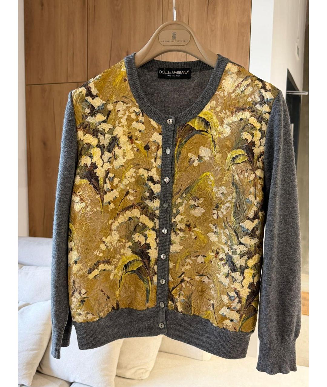 DOLCE&GABBANA Мульти кардиган, фото 3