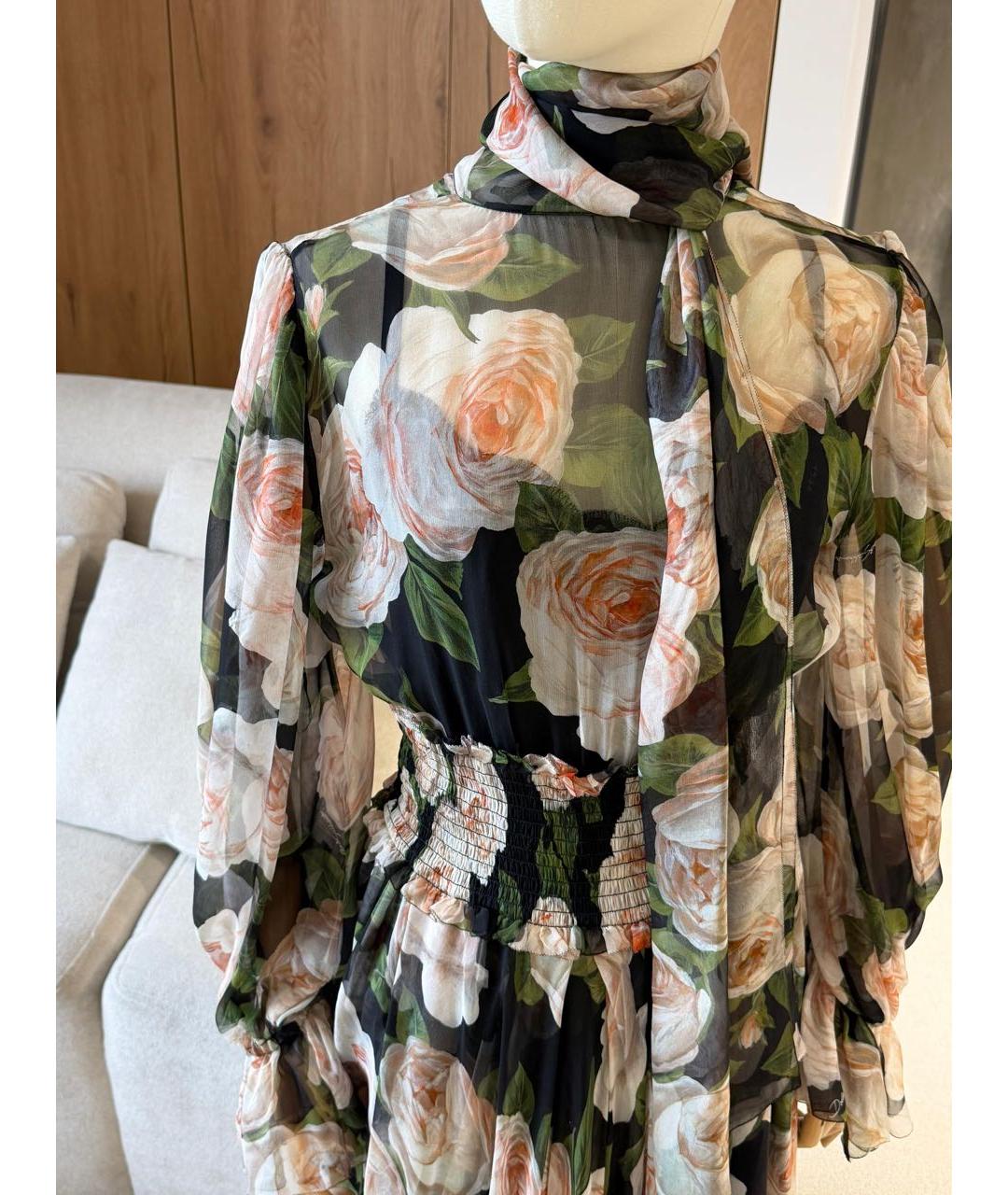 DOLCE&GABBANA Мульти повседневное платье, фото 3