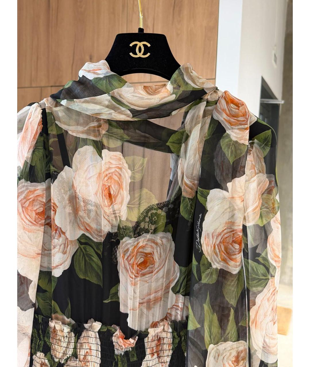 DOLCE&GABBANA Мульти повседневное платье, фото 4