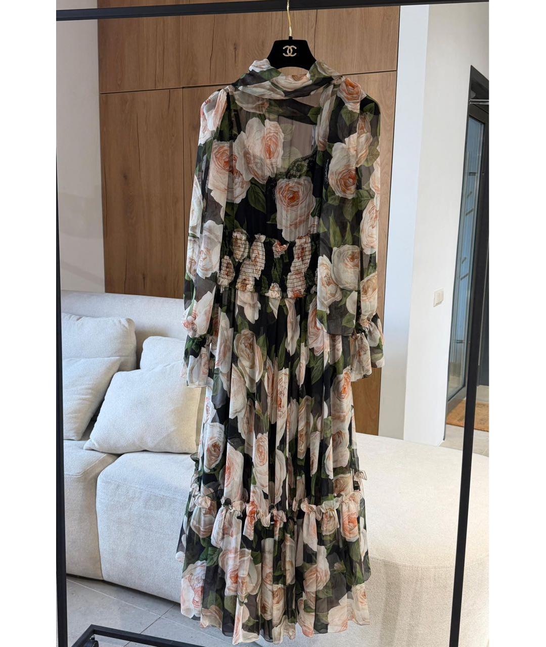 DOLCE&GABBANA Мульти повседневное платье, фото 2