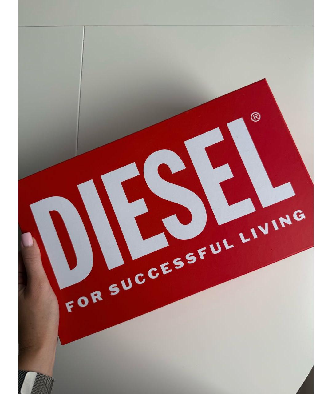 DIESEL Черные кожаные туфли, фото 2