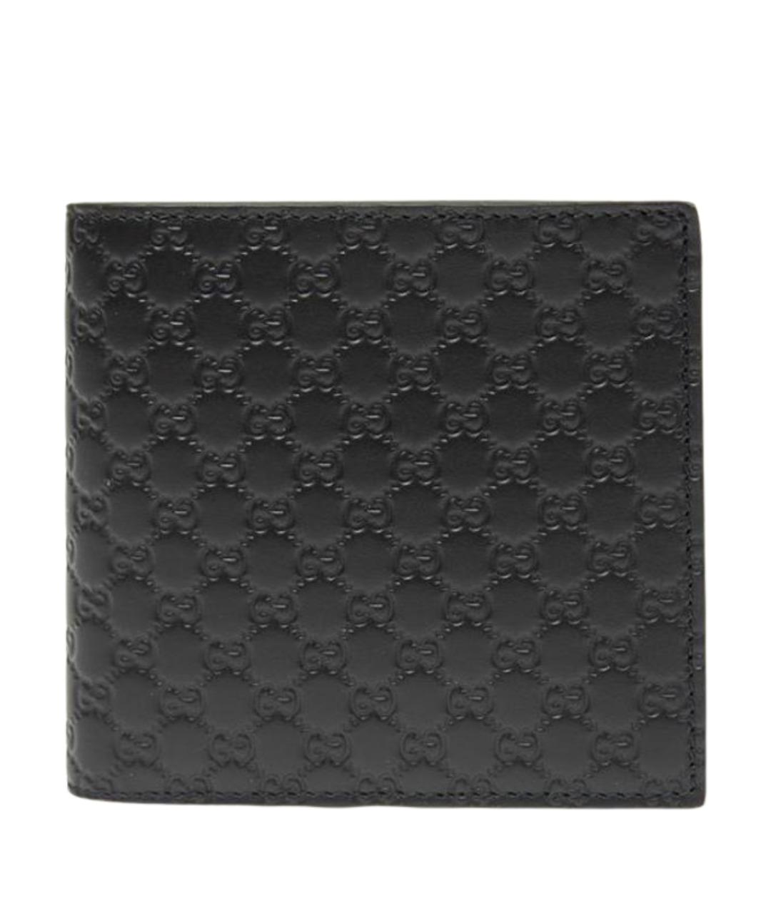 GUCCI Черный кожаный кошелек, фото 1