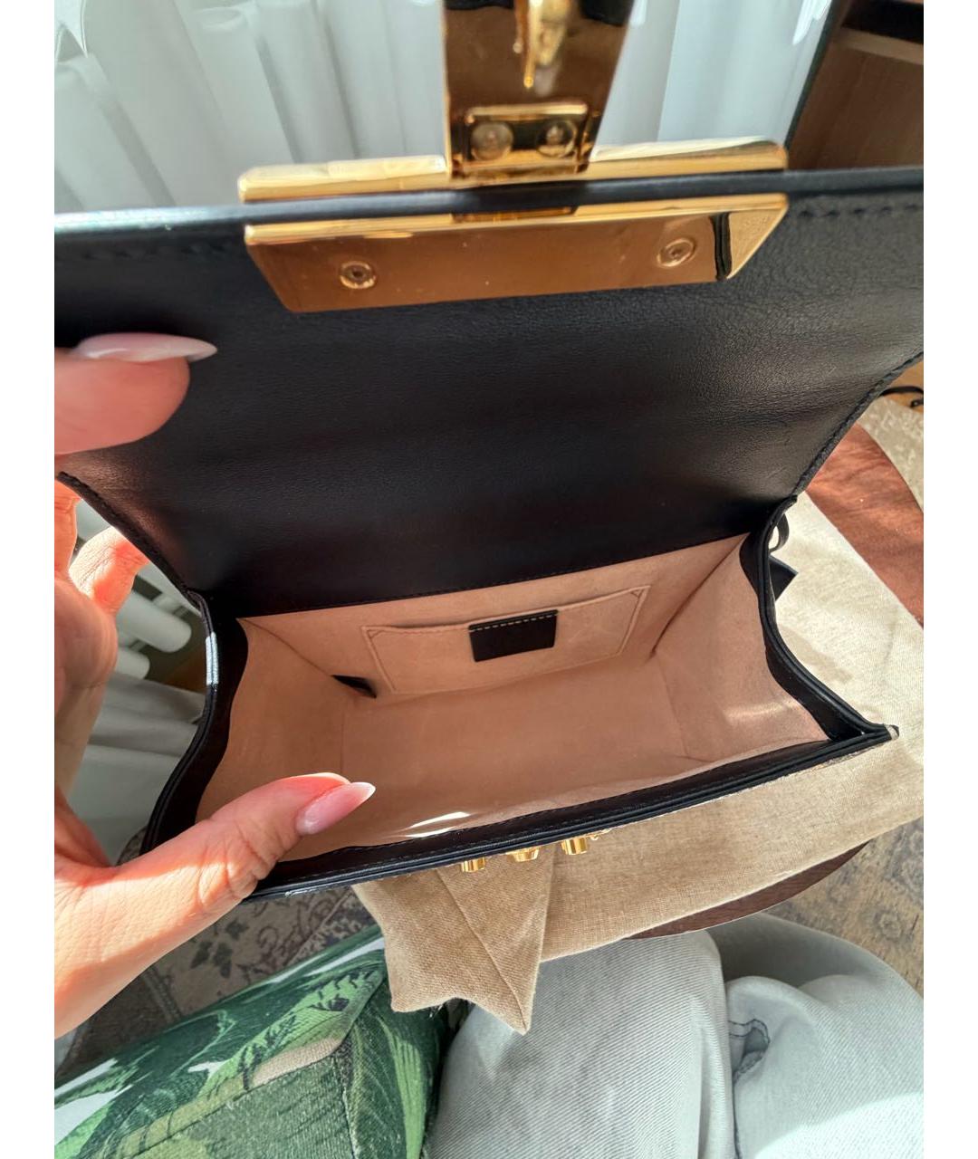 GUCCI Золотая сумка через плечо, фото 4