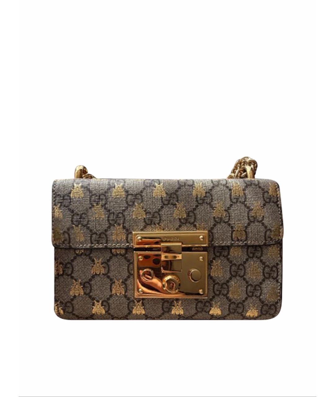 GUCCI Золотая сумка через плечо, фото 1