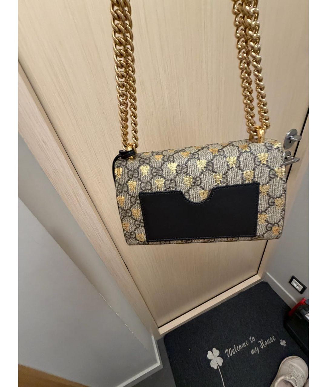GUCCI Золотая сумка через плечо, фото 3