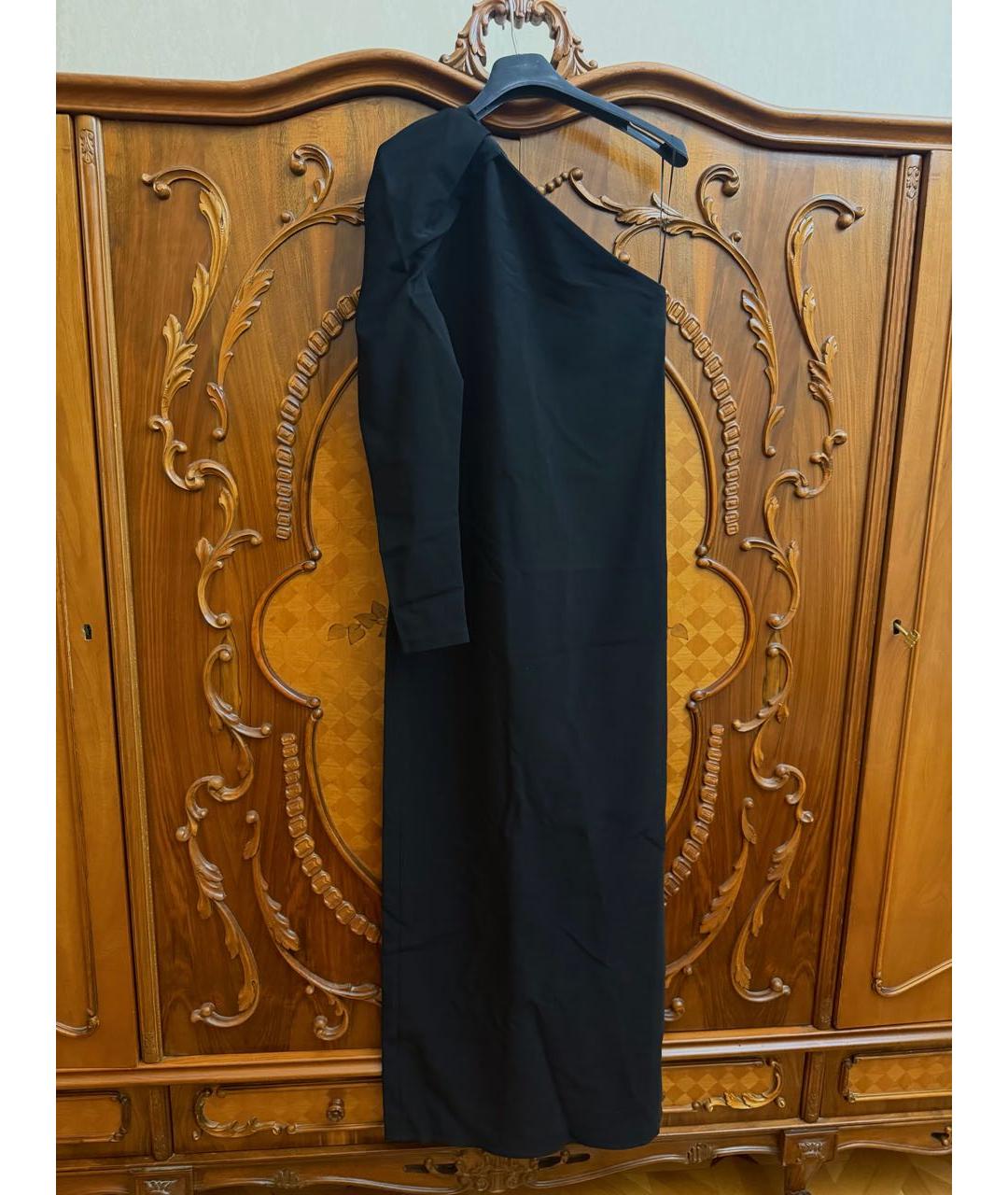 LANVIN Черное вискозное вечернее платье, фото 2