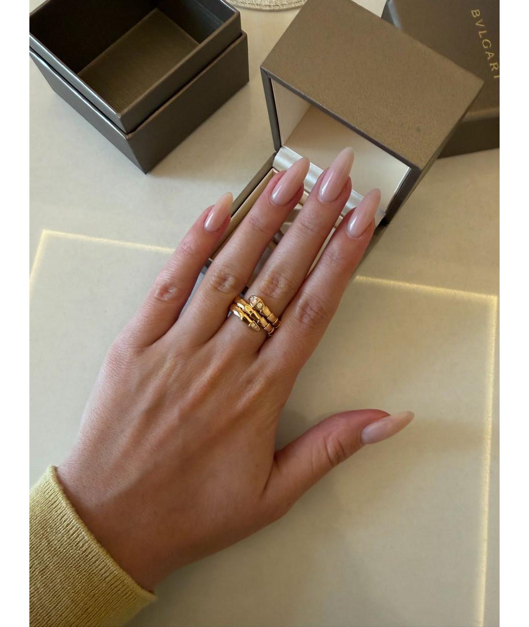 BVLGARI Золотое кольцо из розового золота, фото 5