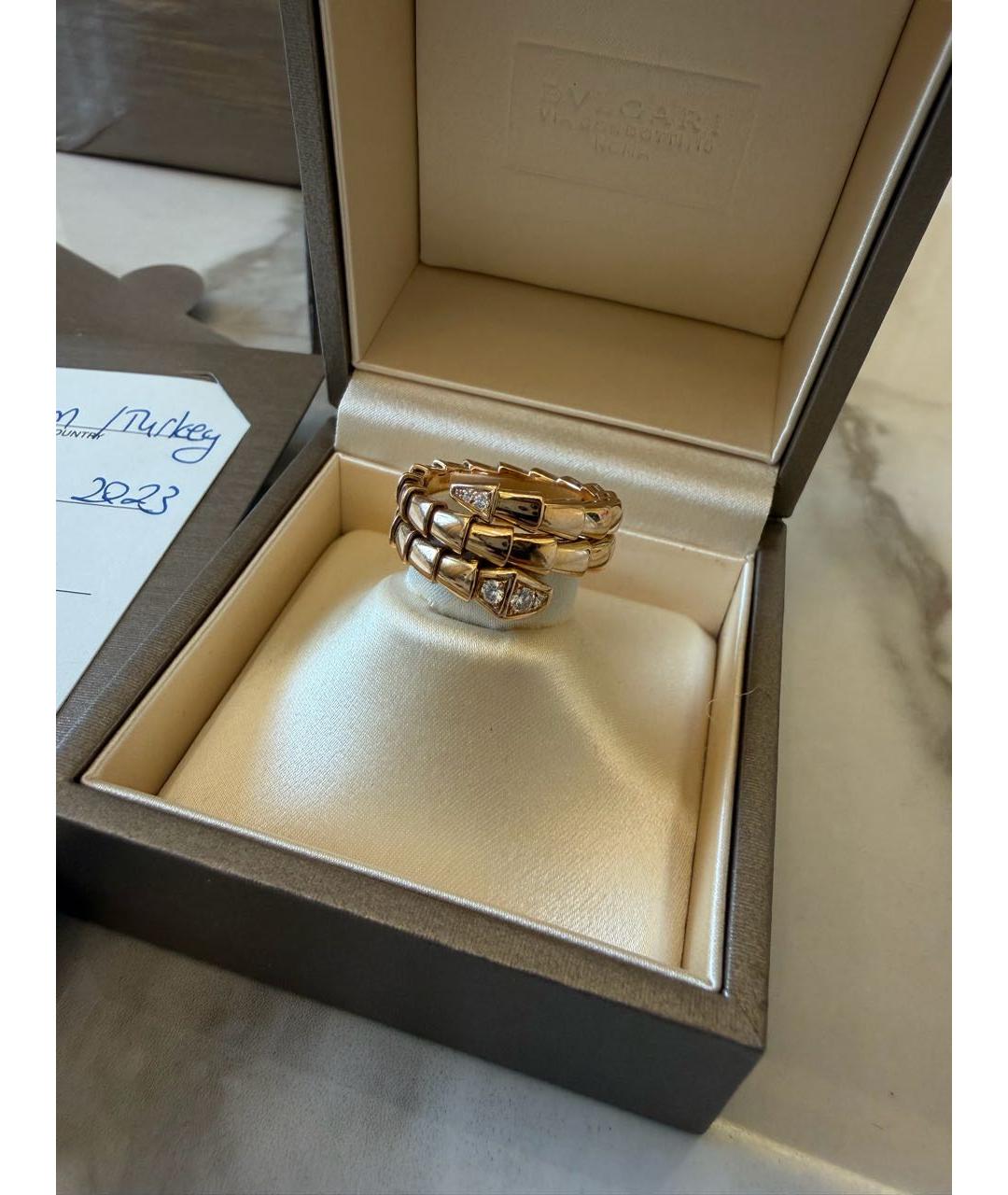 BVLGARI Золотое кольцо из розового золота, фото 6