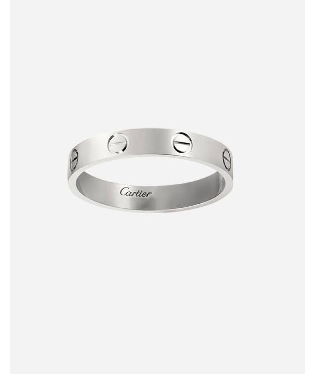 CARTIER Серебряное кольцо из белого золота, фото 5