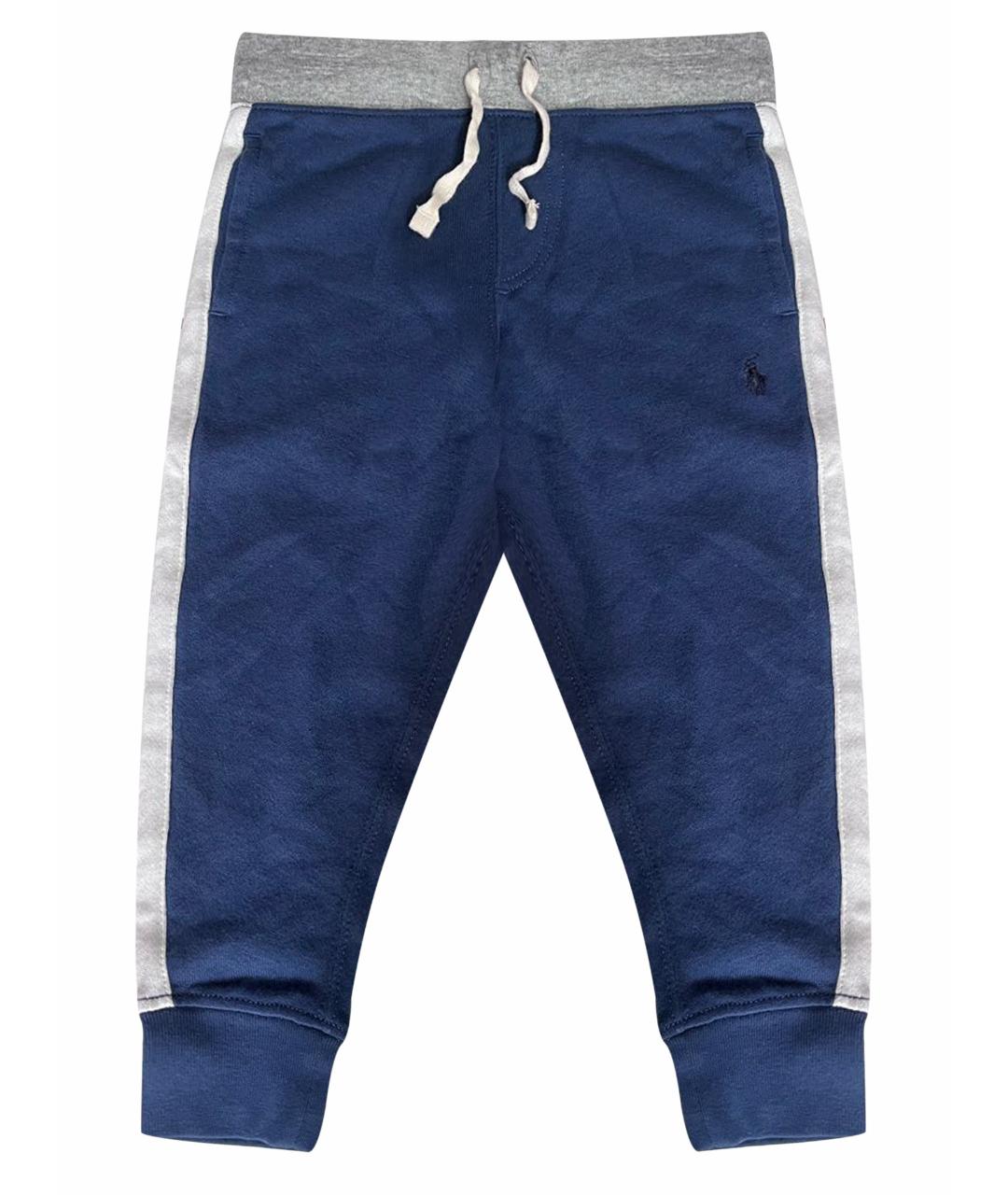 POLO RALPH LAUREN Синие хлопковые брюки и шорты, фото 1