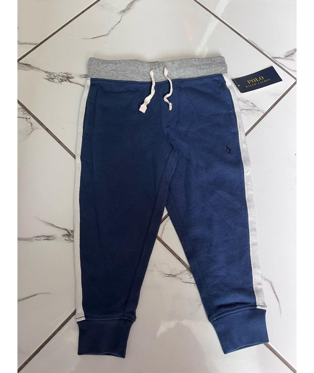 POLO RALPH LAUREN Синие хлопковые брюки и шорты, фото 9